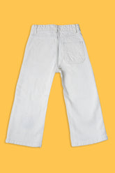 Girls Bell Bottom Embroidered Pant